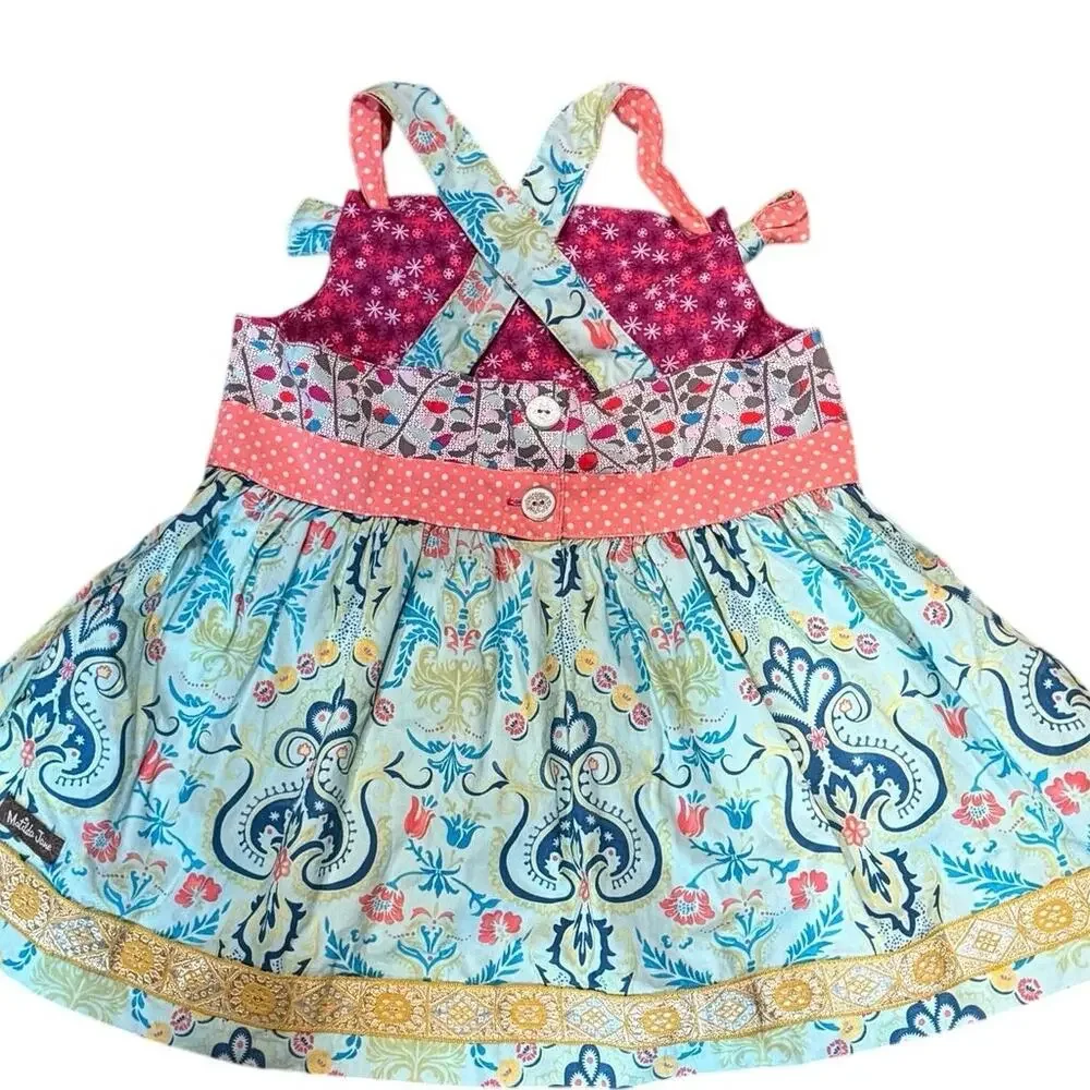 Matilda Jane Girls Size 8 Dresses Tops Shorts Tights 7 Piece Clothing Bundle